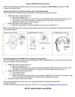 Download Anderic FAN30R for Harbor Breeze Ceiling Fan Receiver documentation